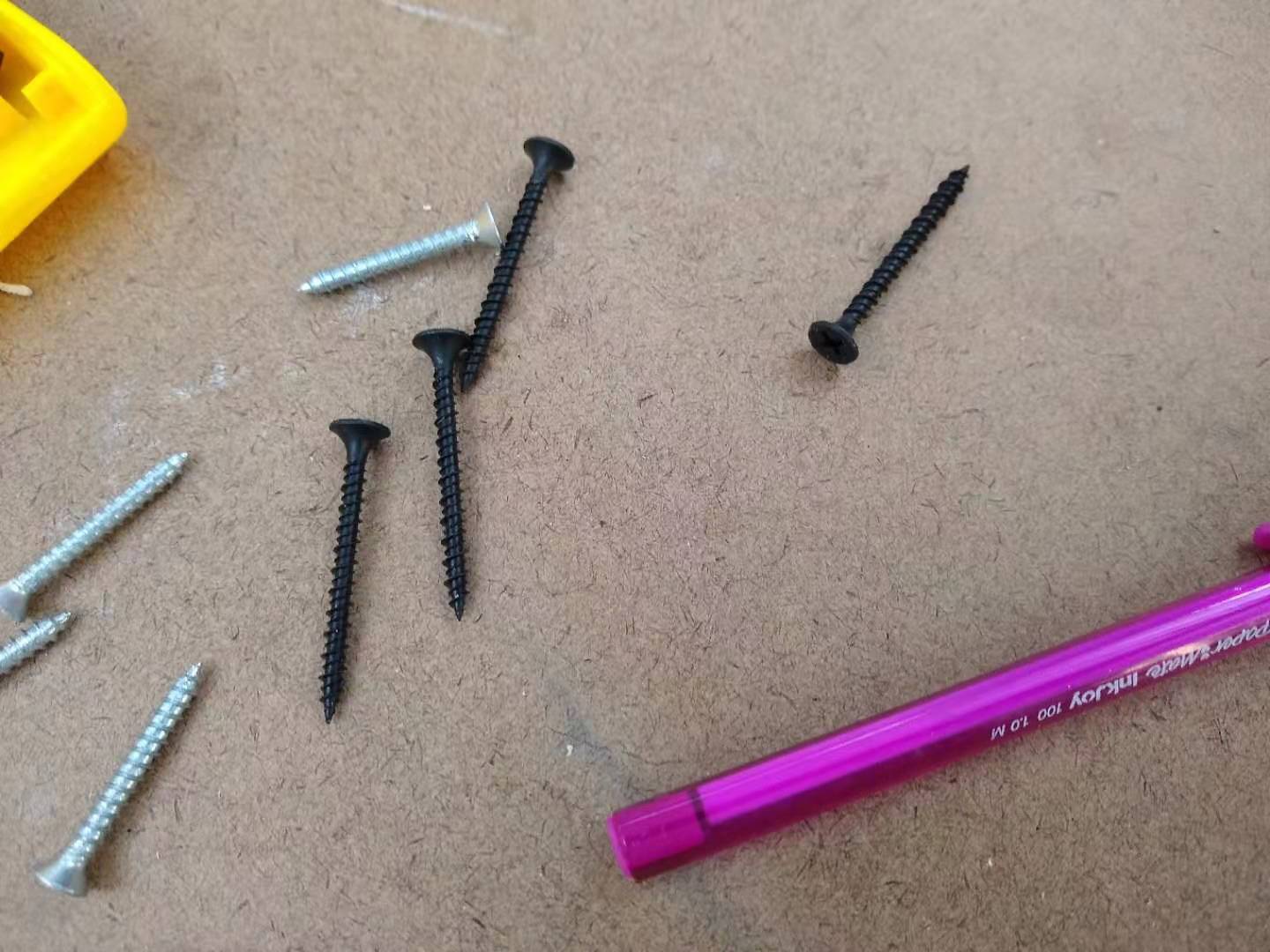A few screws.