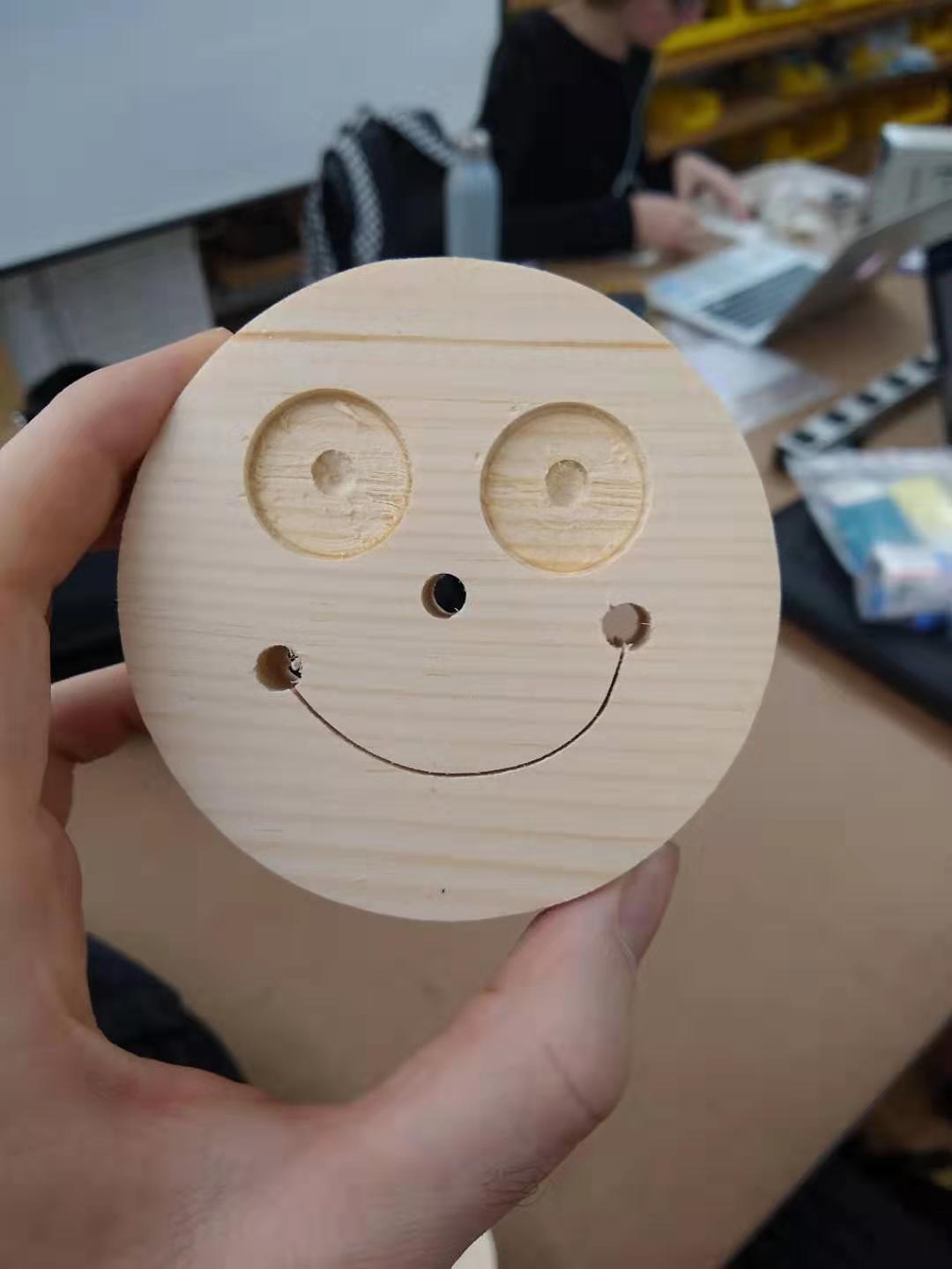 A picture of one of my finished smileys.